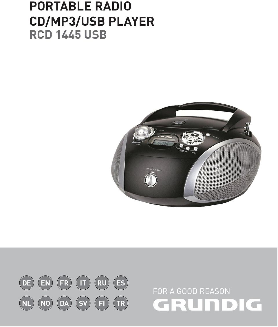 RCD 1445 USB DE EN