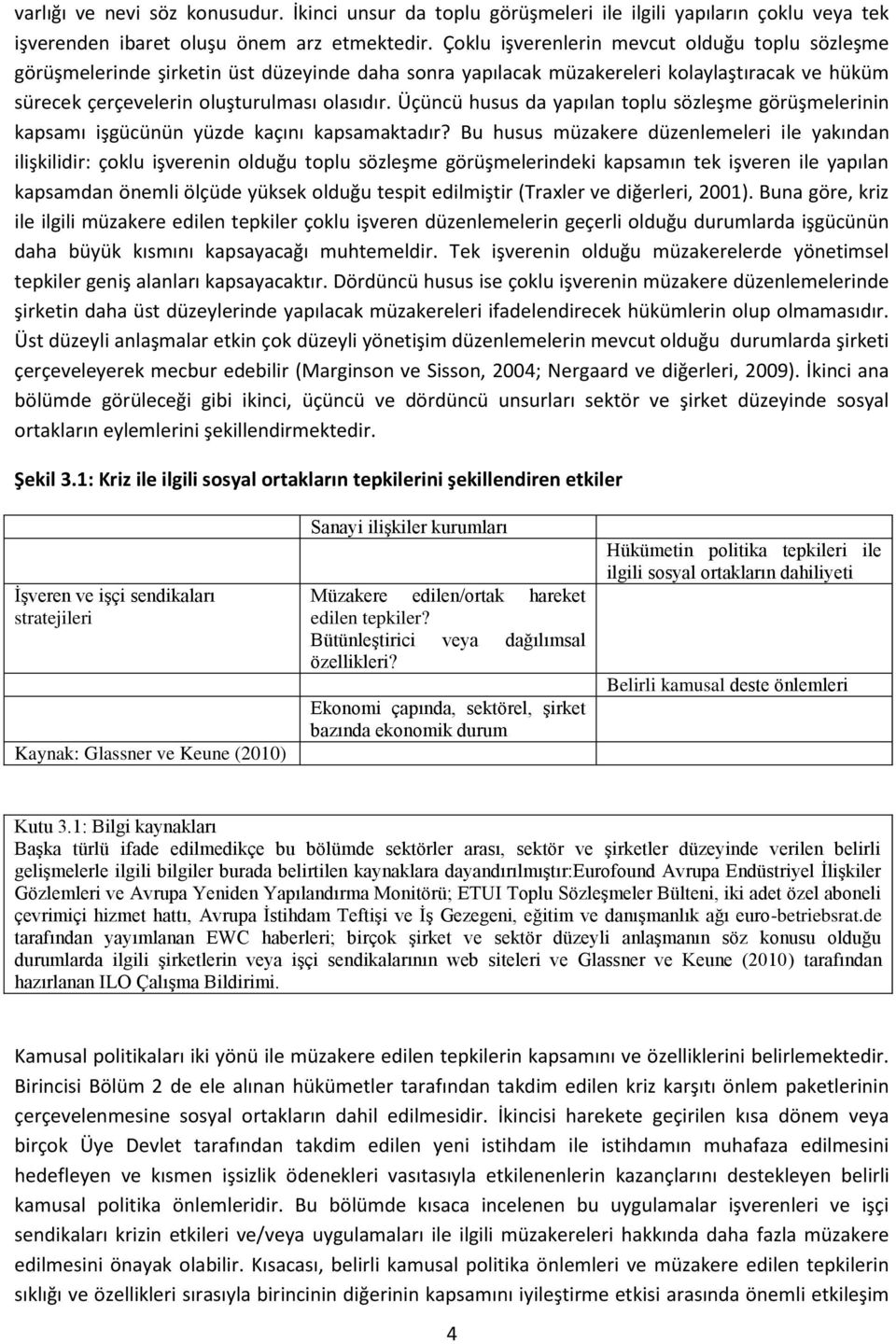 Üçüncü husus da yapılan toplu sözleşme görüşmelerinin kapsamı işgücünün yüzde kaçını kapsamaktadır?