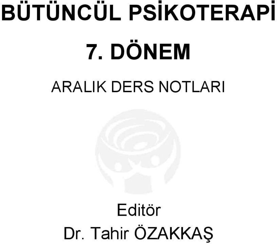 DÖNEM ARALIK DERS