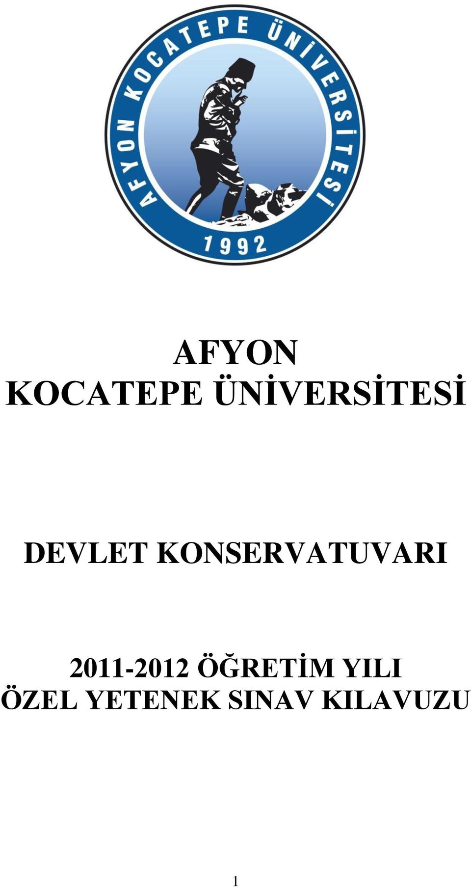 KONSERVATUVARI 2011-2012