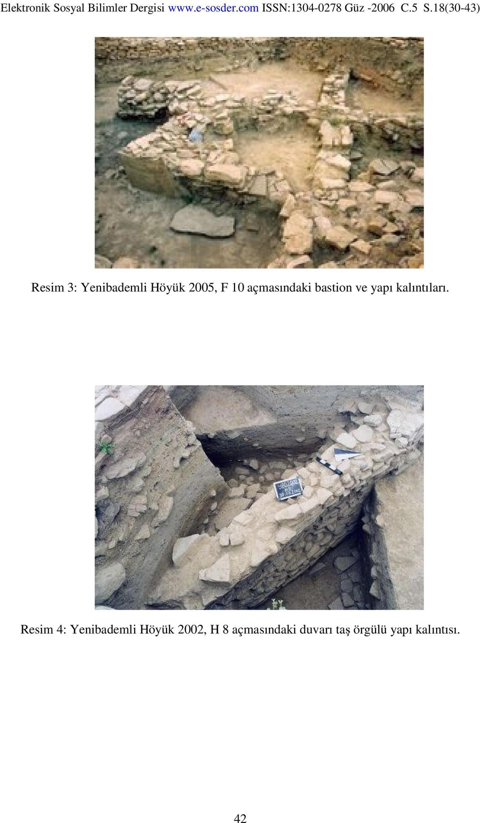 Resim 4: Yenibademli Höyük 2002, H 8