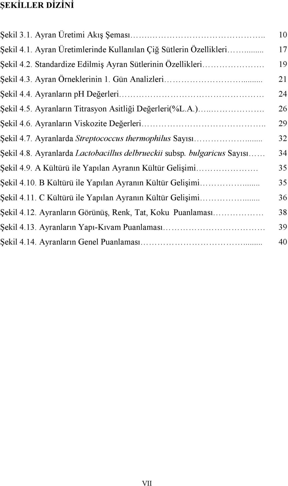 . 29 Şekil 4.7. Ayranlarda Streptococcus thermophilus Sayısı... 32 Şekil 4.8. Ayranlarda Lactobacillus delbrueckii subsp. bulgaricus Sayısı 34 Şekil 4.9. A Kültürü ile Yapılan Ayranın Kültür Gelişimi.