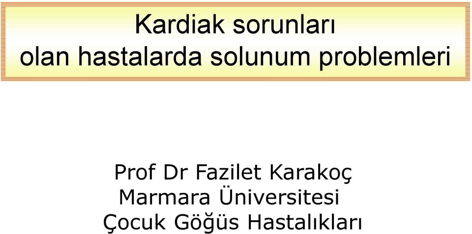 Prof Dr Fazilet Karakoç