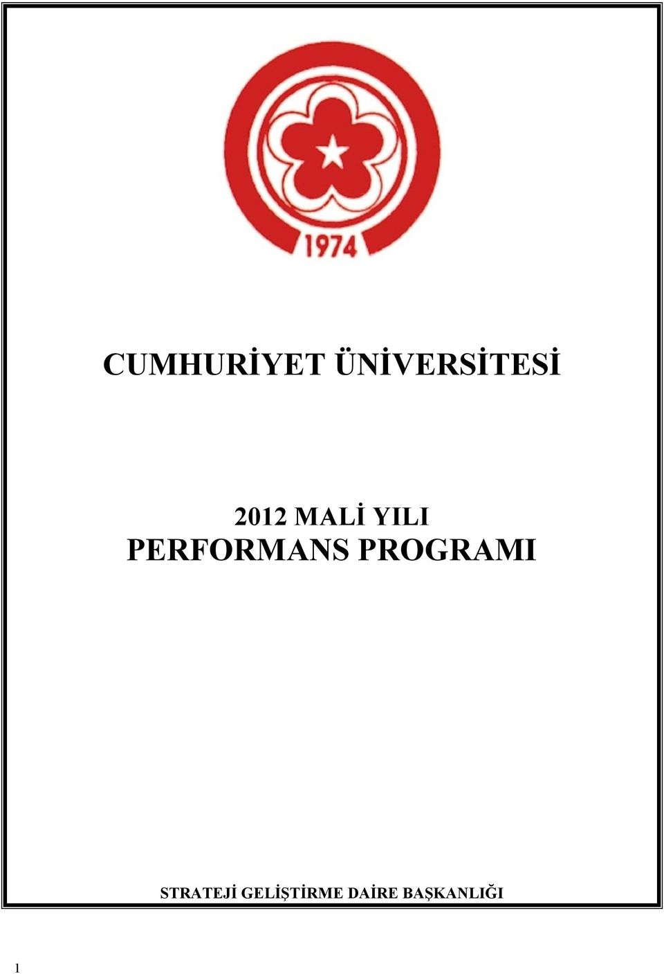 PERFORMANS PROGRAMI