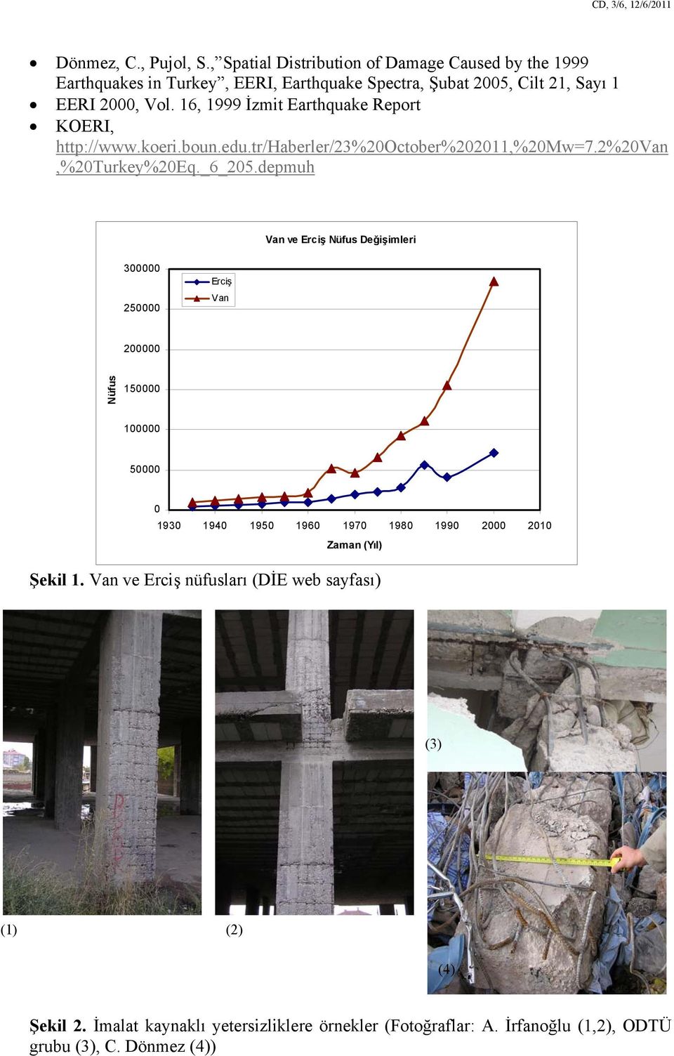 16, 1999 İzmit Earthquake Report KOERI, http://www.koeri.boun.edu.tr/haberler/23%20october%202011,%20mw=7.2%20van,%20turkey%20eq._6_205.