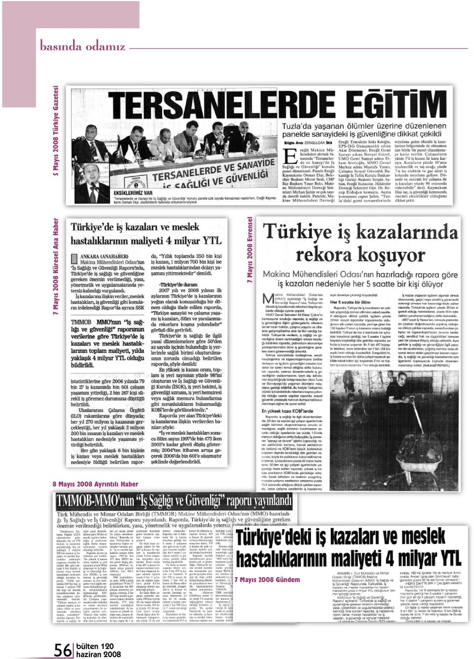 Türkiye Gazetesi 8 Mayıs 2008