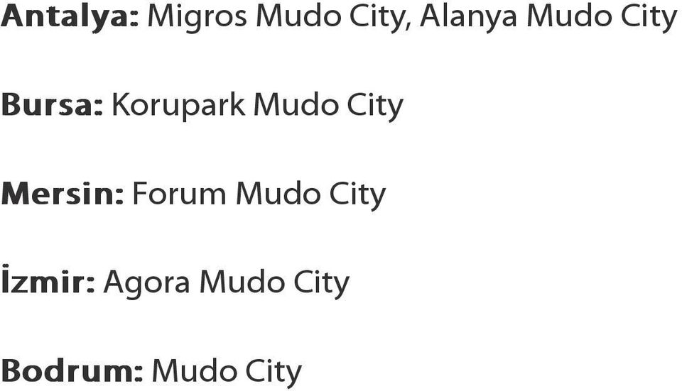 City Mersin: Forum Mudo City