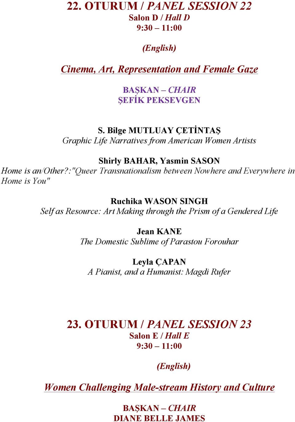 :"queer Transnationalism between Nowhere and Everywhere in Home is You" Ruchika WASON SINGH Self as Resource: Art Making through the Prism of a Gendered