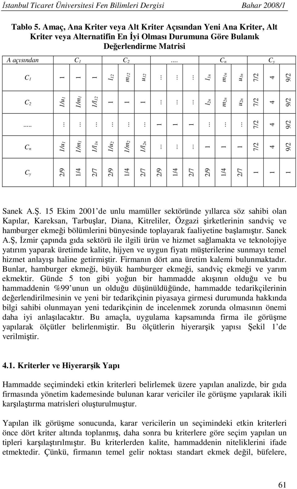 5 Ek 200 de ulu aüller sektörüde yıllarca söz sahb ola Kapılar, Kareksa, Tarbuşlar, Daa, Ktreller, Özgaz şrketler sadvç ve haburger ekeğ bölüler büyesde toplayarak faalyete başlaıştır. Saek A.