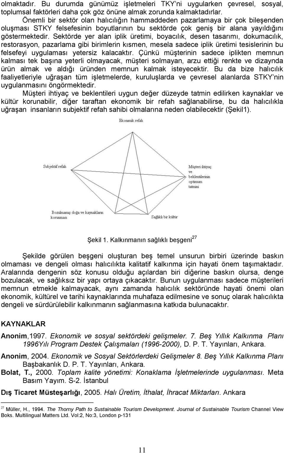 Sektörde yer alan iplik üretimi, boyacılık, desen tasarımı, dokumacılık, restorasyon, pazarlama gibi birimlerin kısmen, mesela sadece iplik üretimi tesislerinin bu felsefeyi uygulaması yetersiz