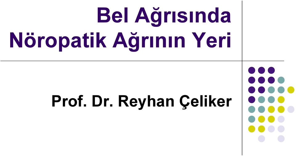 Ağrının Yeri