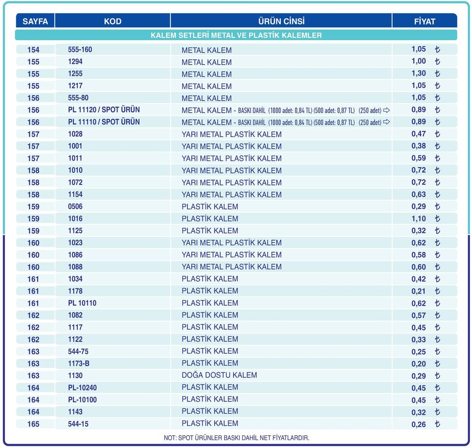 0,84 TL) (500 adet: 0,87 TL) (250 adet) - BASKI DAHÝL (1000 adet: 0,84 TL) (500 adet: 0,87 TL) (250 adet) YARI METAL YARI METAL YARI METAL YARI METAL YARI METAL YARI METAL YARI METAL YARI METAL YARI