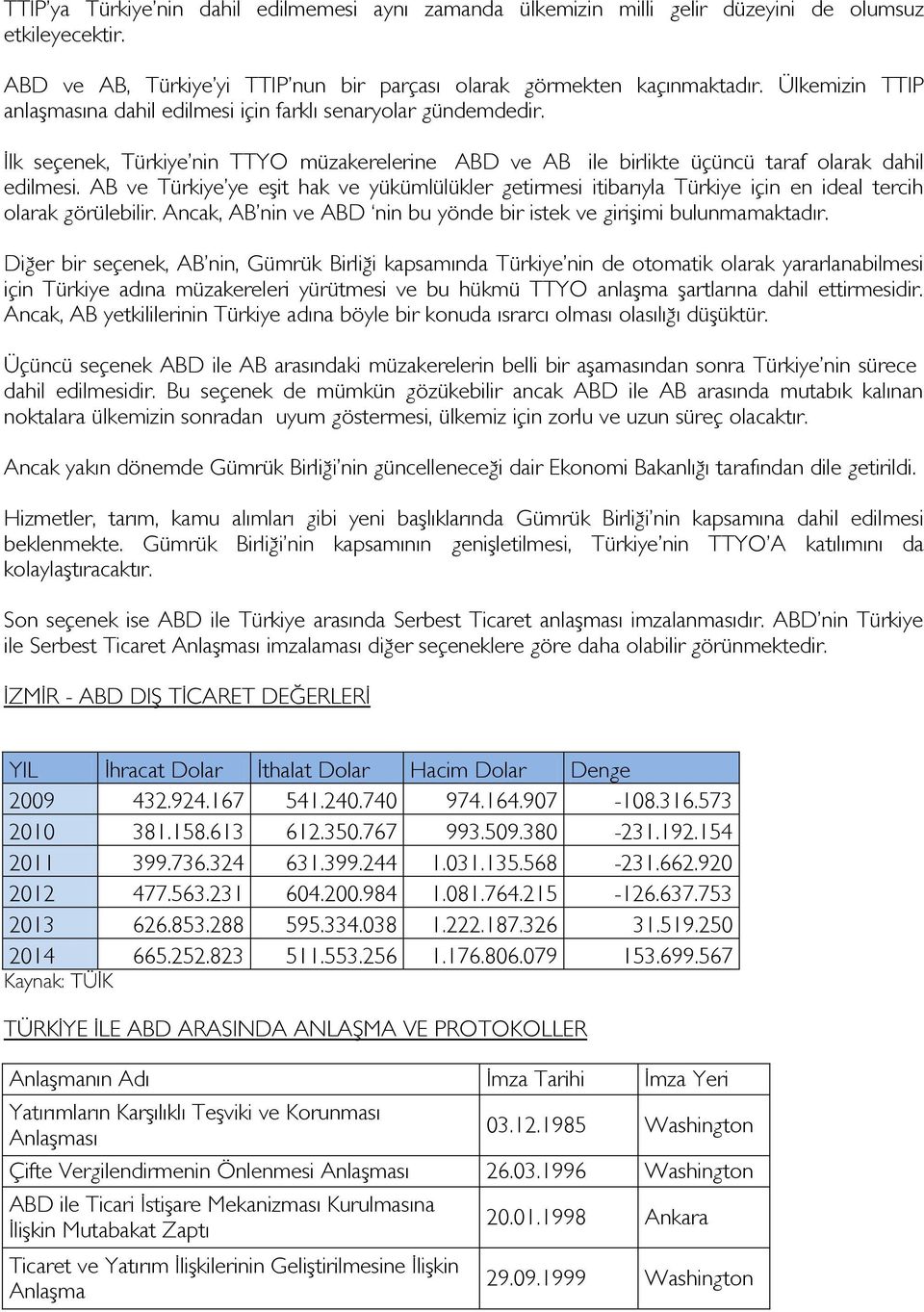 AB ve Türkiye ye eşit hak ve yükümlülükler getirmesi itibarıyla Türkiye için en ideal tercih olarak görülebilir. Ancak, AB nin ve ABD nin bu yönde bir istek ve girişimi bulunmamaktadır.