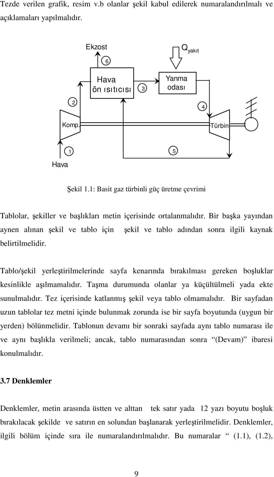 Bir başka yayından aynen alınan şekil ve tablo için şekil ve tablo adından sonra ilgili kaynak belirtilmelidir.