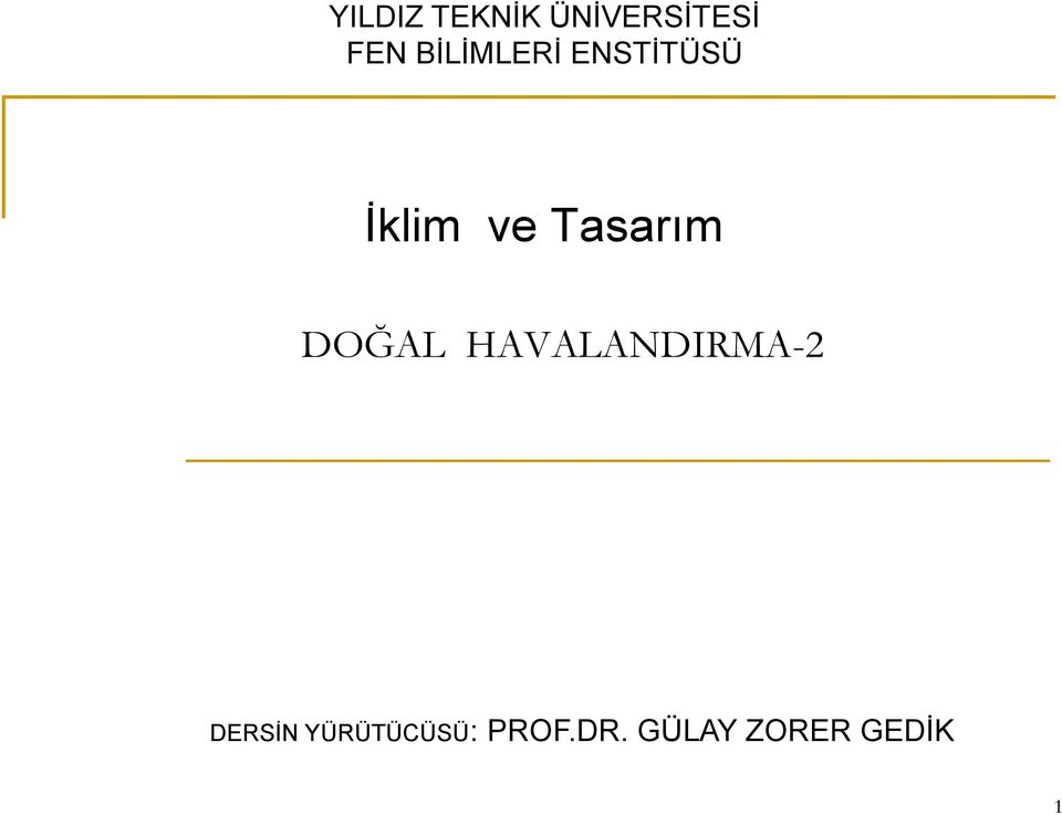 Tasarım DOĞAL HAVALANDIRMA-2