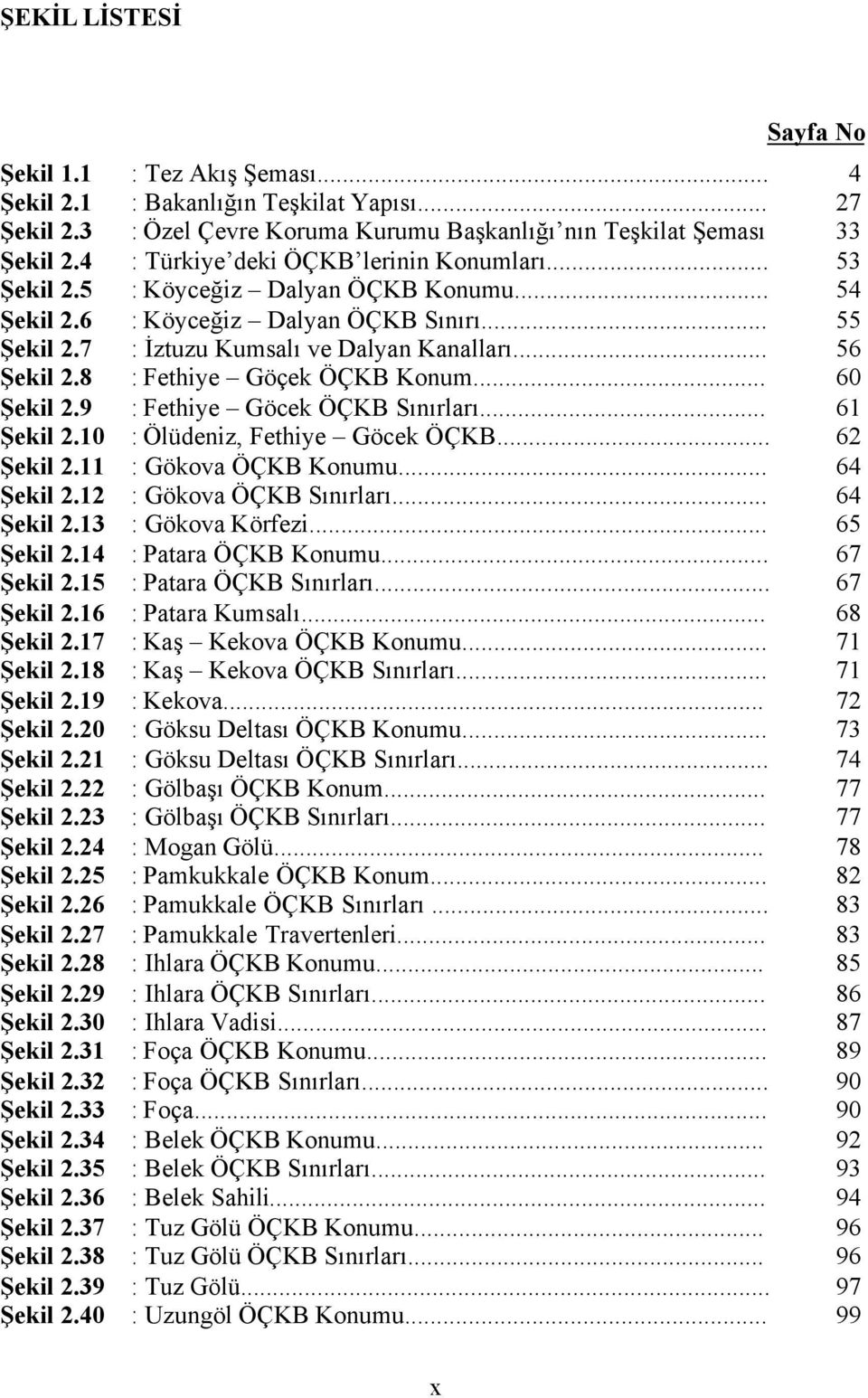 35 Şekil 2.36 Şekil 2.37 Şekil 2.38 Şekil 2.39 Şekil 2.40 : Tez Akış Şeması... : Bakanlığın Teşkilat Yapısı.