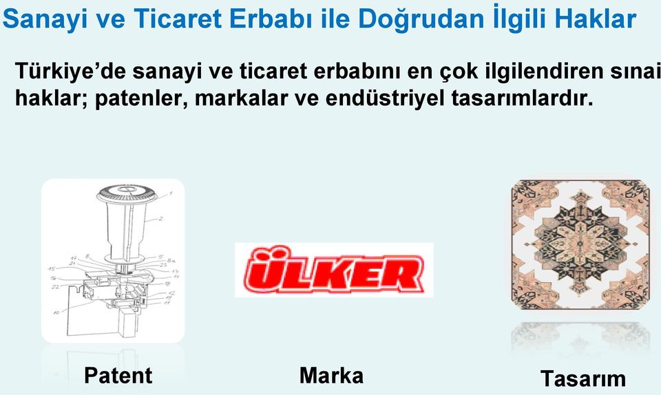 çok ilgilendiren sınai haklar; patenler,