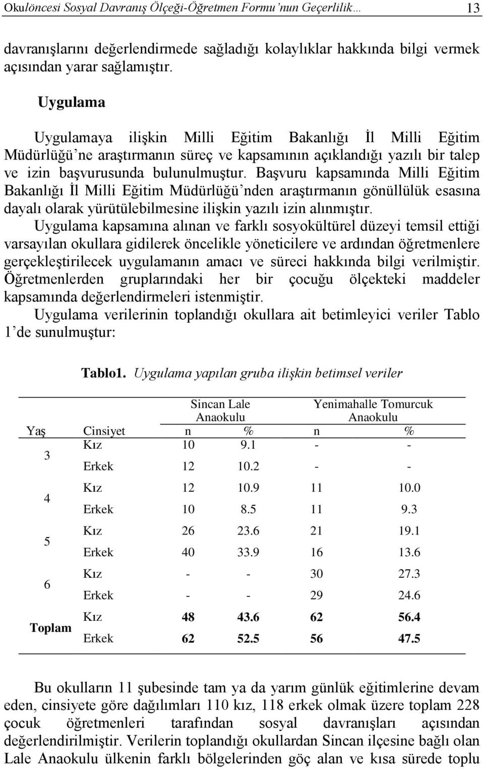 Başvuru kapsamında Milli Eğitim Bakanlığı İl Milli Eğitim Müdürlüğü nden araştırmanın gönüllülük esasına dayalı olarak yürütülebilmesine ilişkin yazılı izin alınmıştır.