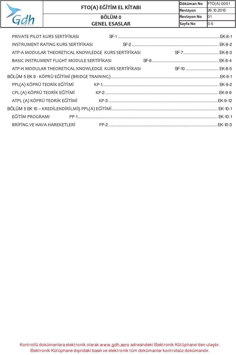 .. EK-10-1 -1... EK-10-1 -2... EK-10-3 Kontrollü dokümanlara elektronik olarak www.gdh.
