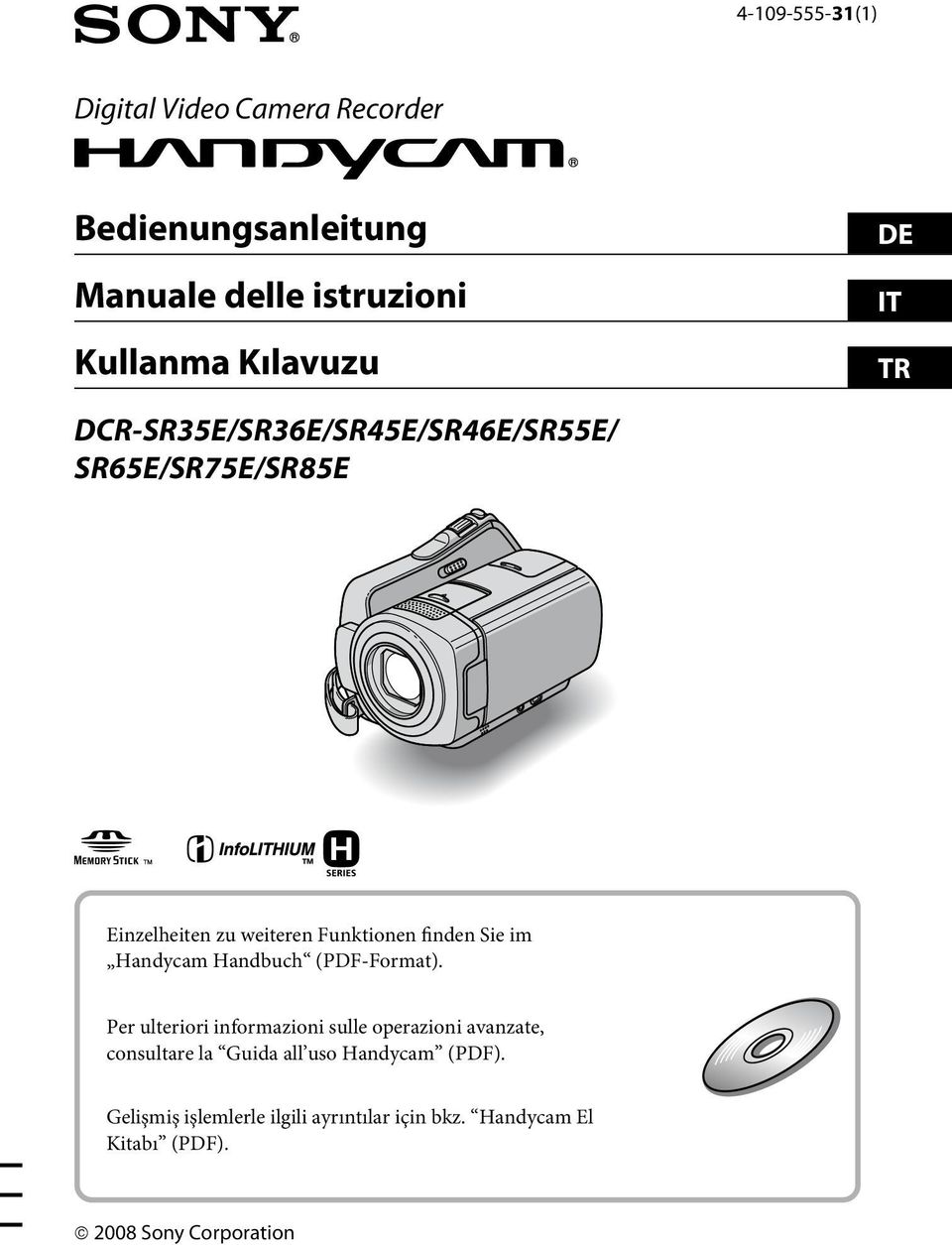 Handycam Handbuch (PDF-Format).