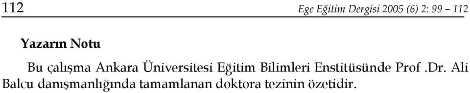 Eğitim Bilimleri Enstitüsünde Prof.Dr.