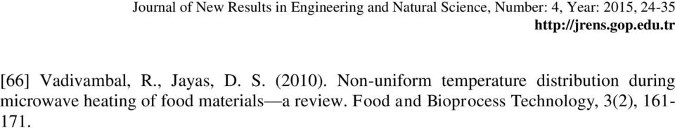 microwave heating of food materials a review.