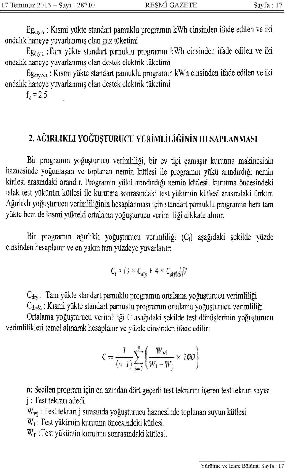 Sayfa : 17 Yürütme ve