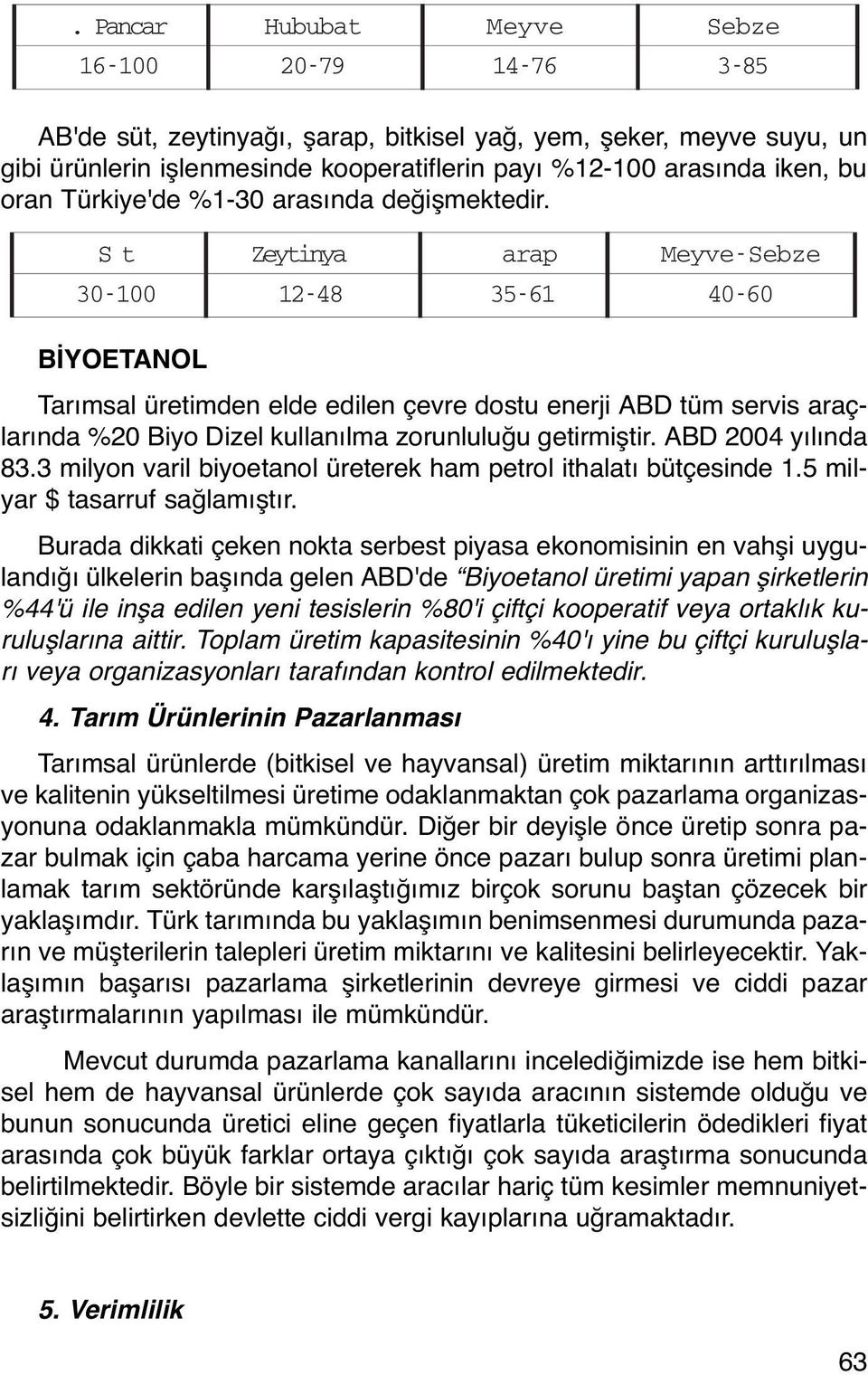 %12-100 arasında iken, bu oran Türkiye'de S t %1-30 Zeytinya arasında değişmektedir.