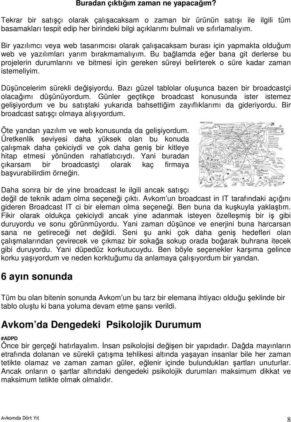 Bu bağlamda eğer bana git derlerse bu projelerin durumlarını ve bitmesi için gereken süreyi belirterek o süre kadar zaman istemeliyim. Düşüncelerim sürekli değişiyordu.