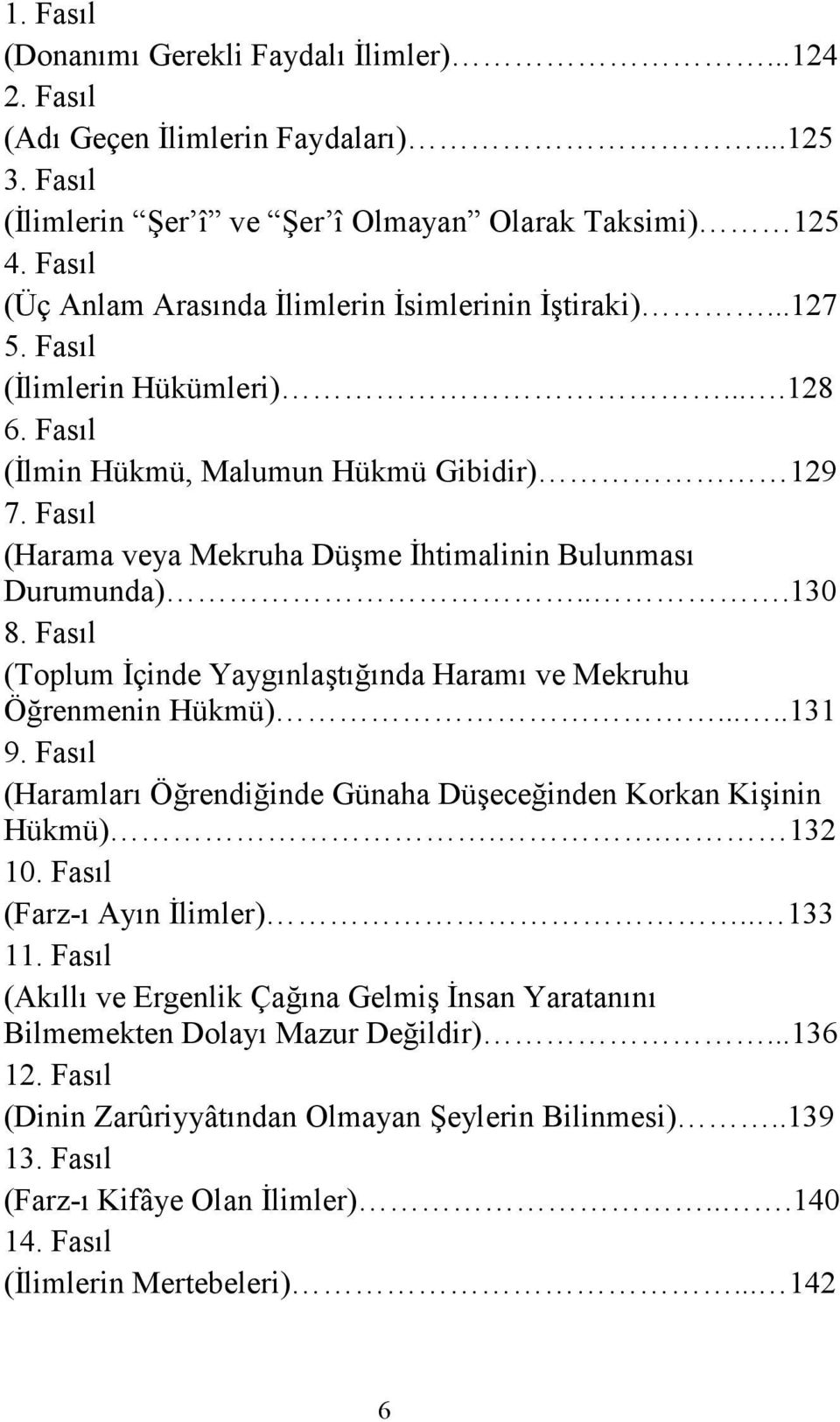 Fasıl (Harama veya Mekruha Düşme Đhtimalinin Bulunması Durumunda)...130 8. Fasıl (Toplum Đçinde Yaygınlaştığında Haramı ve Mekruhu Öğrenmenin Hükmü).....131 9.