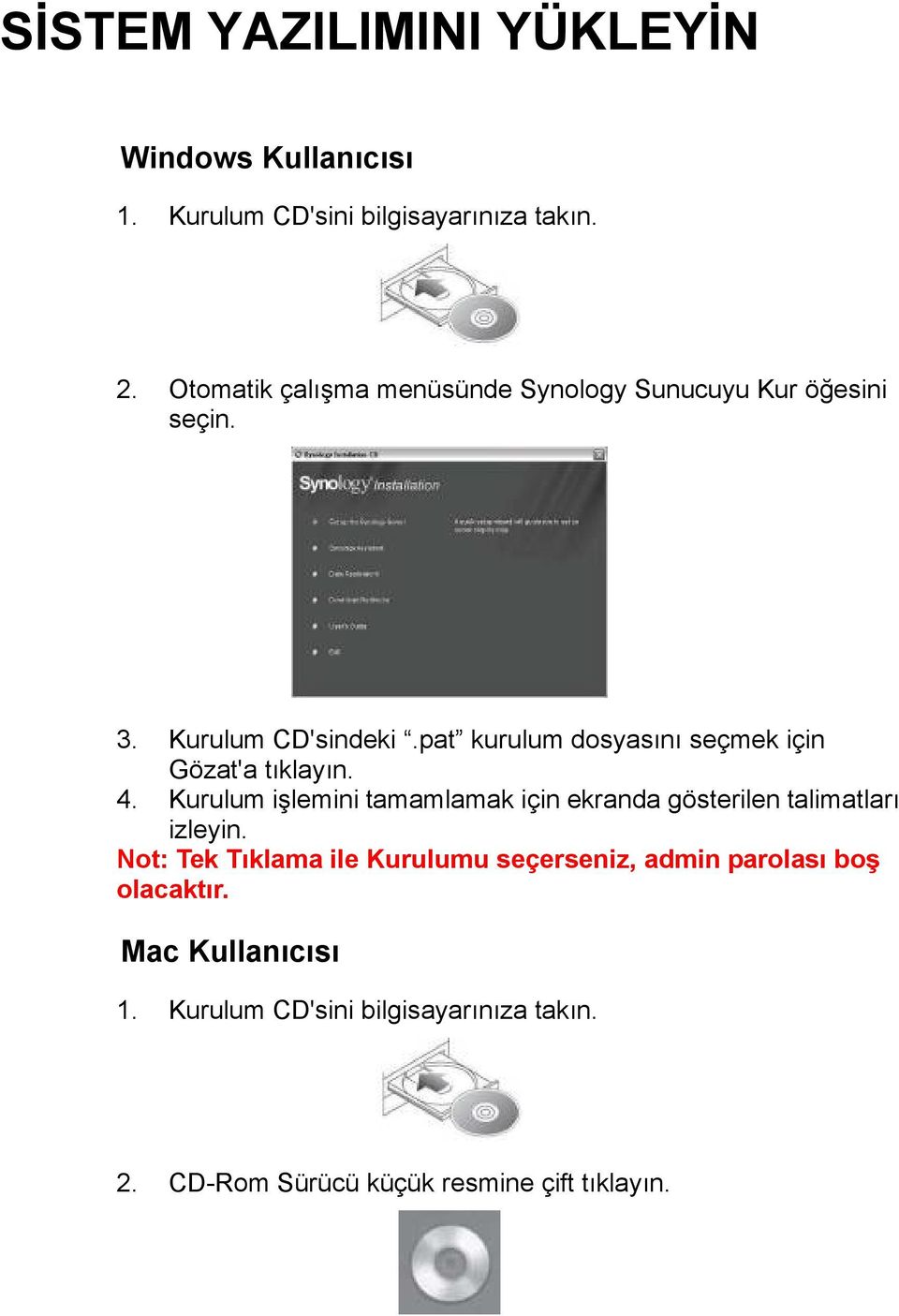 pat kurulum dosyasını seçmek için Gözat'a tıklayın. 4.