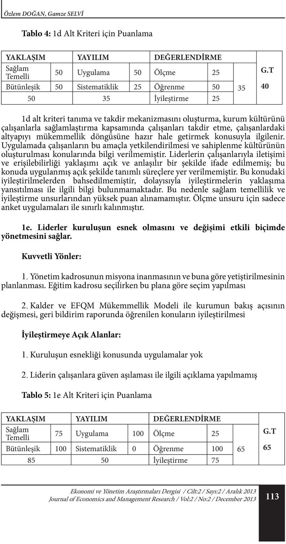 Uygulamada çalışanların bu amaçla yetkilendirilmesi ve sahiplenme kültürünün oluşturulması konularında bilgi verilmemiştir.