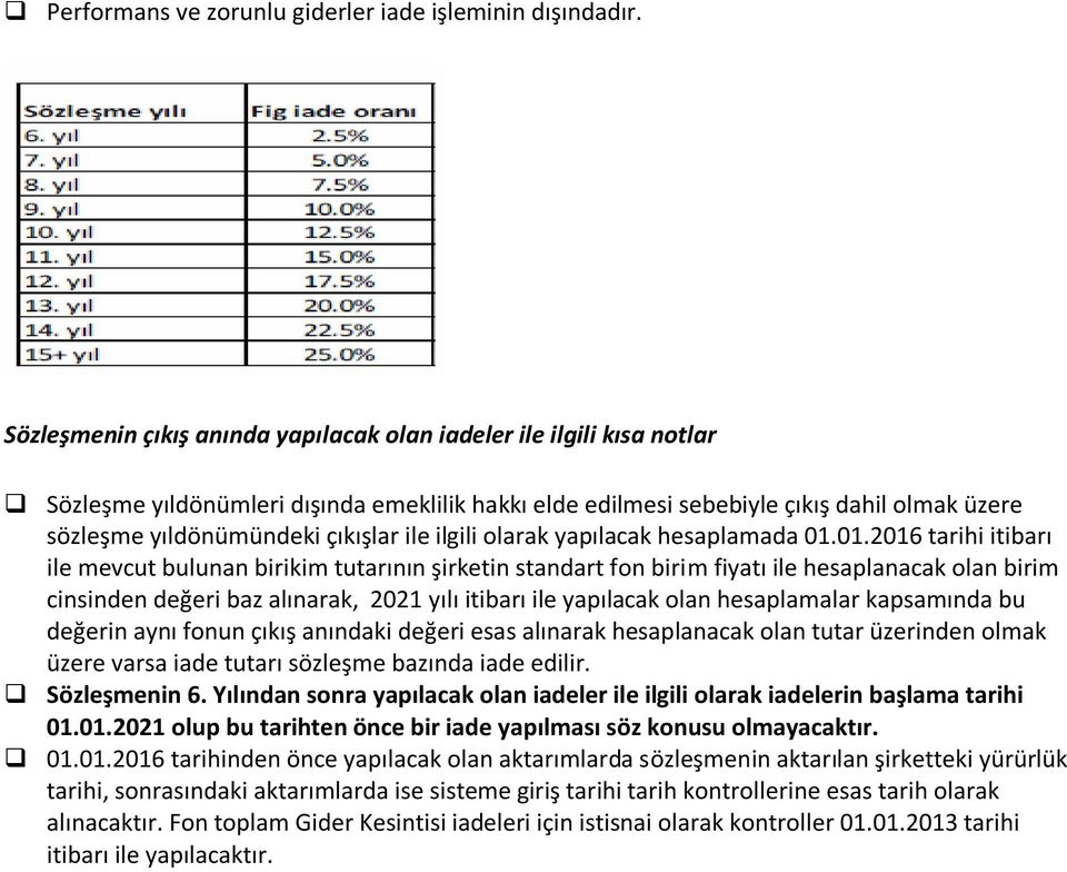 ile ilgili olarak yapılacak hesaplamada 01.