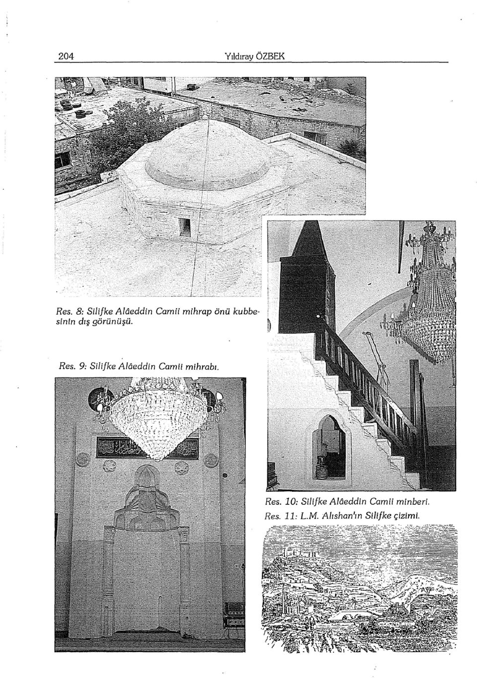 görünüşü. Res. 9: Silifke Alôeddin Camii mihrab.