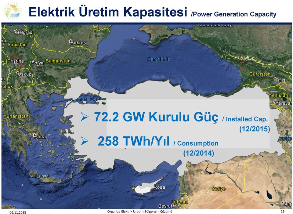 2 GW Kurulu Güç / Installed Cap.