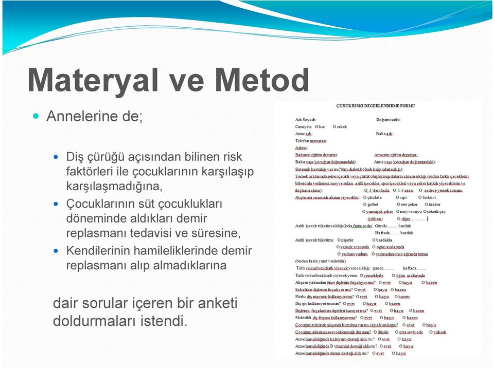 aldıkları demir replasmanı tedavisi ve süresine, Kendilerinin hamileliklerinde