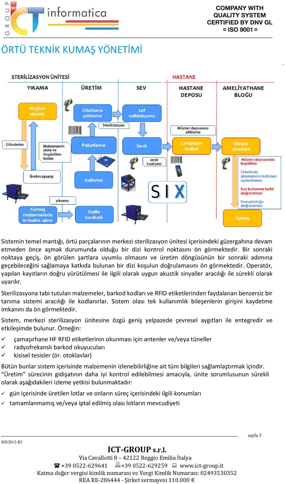 Bir sonraki noktaya geçiş, ön görülen şartlara uyumlu olmasını ve üretim döngüsünün bir sonraki adımına geçebileceğini sağlamaya katkıda bulunan bir dizi koşulun doğrulamasını ön  Operatör, yapılan