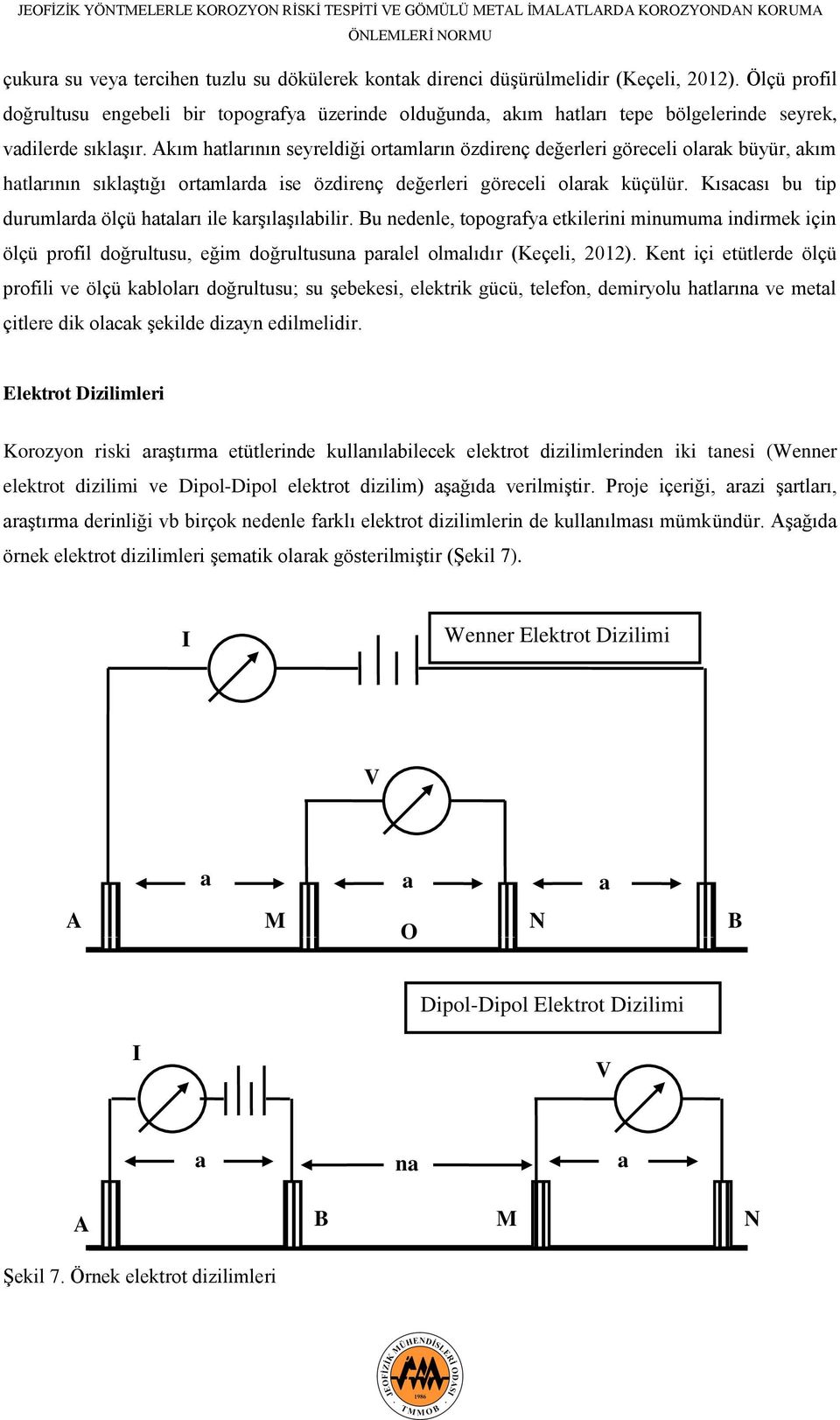 Akım hatlarının seyreldiği ortamların özdirenç değerleri göreceli olarak büyür, akım hatlarının sıklaştığı ortamlarda ise özdirenç değerleri göreceli olarak küçülür.