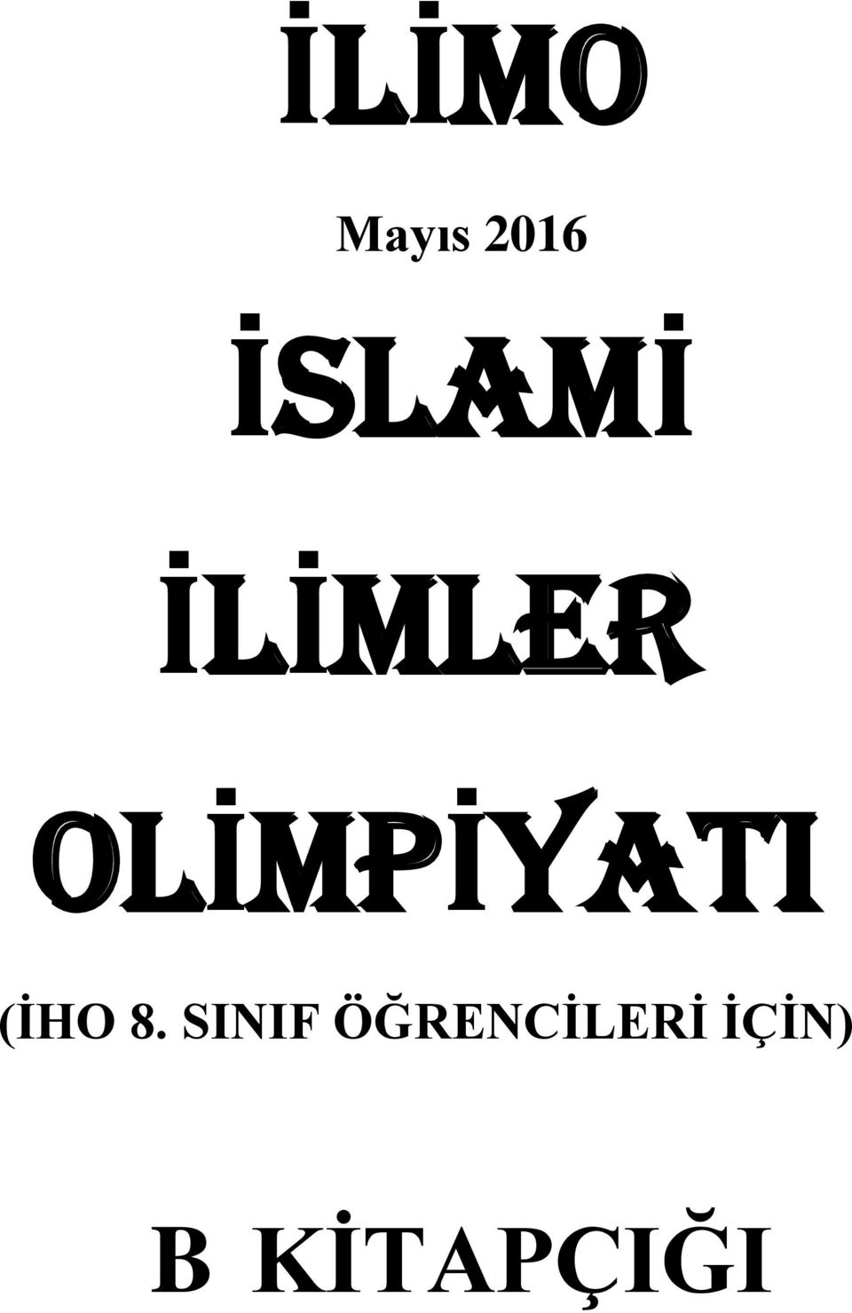 OLİMPİYATI (İHO 8.