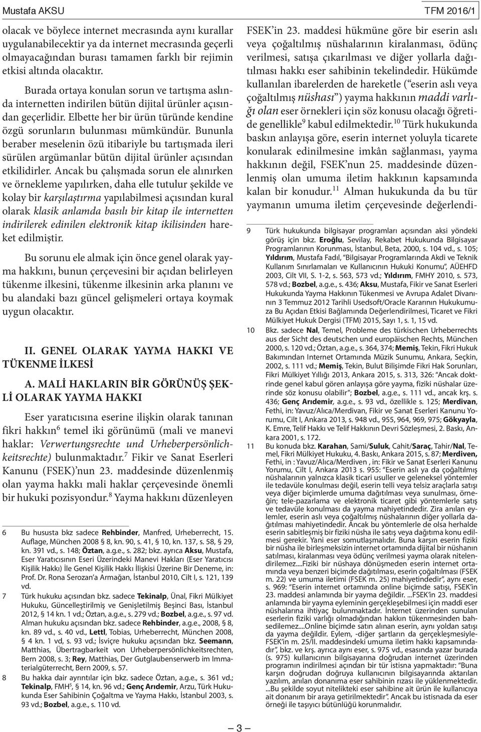 Bununla beraber meselenin özü itibariyle bu tartışmada ileri sürülen argümanlar bütün dijital ürünler açısından etkilidirler.