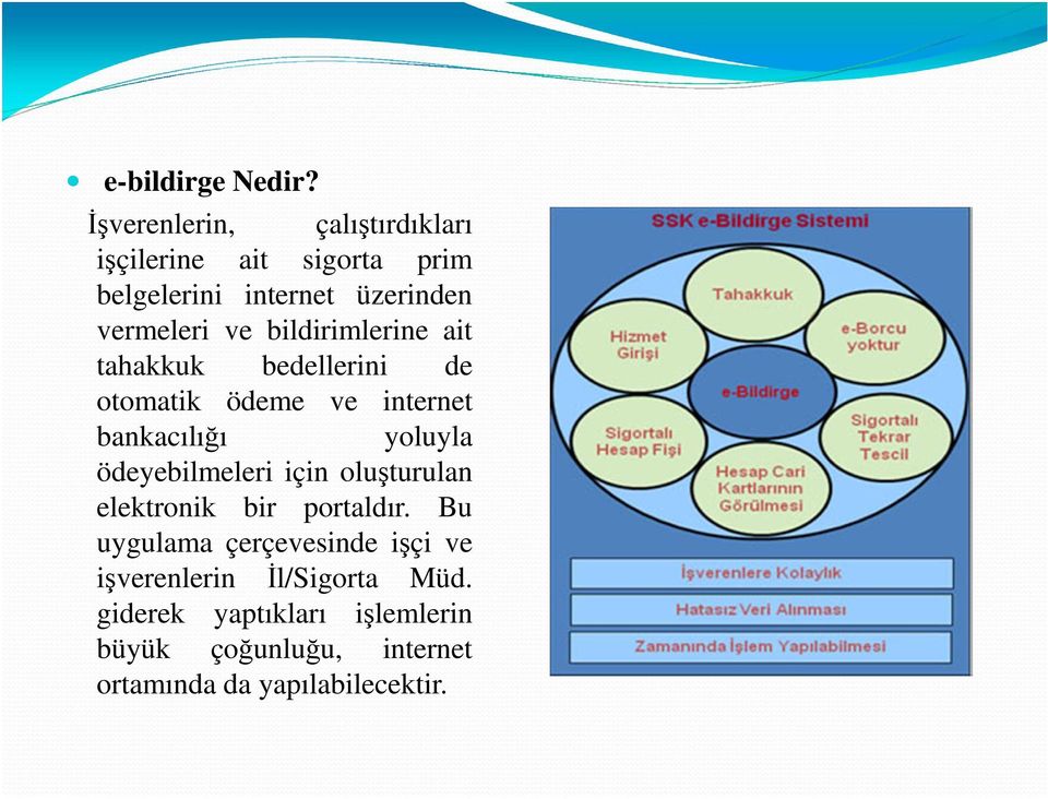 bildirimlerine ait tahakkuk bedellerini de otomatik ödeme ve internet bankacılığı yoluyla