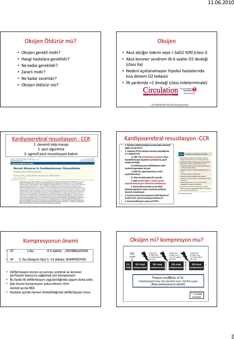 (class indeterminate) Kardiyoserebral resusitasyon- CCR 1. devamlı kalp masajı 2. yeni algoritma 3. agresif post resusitasyon bakım Kardiyoserebral resusitasyon-ccr 1.