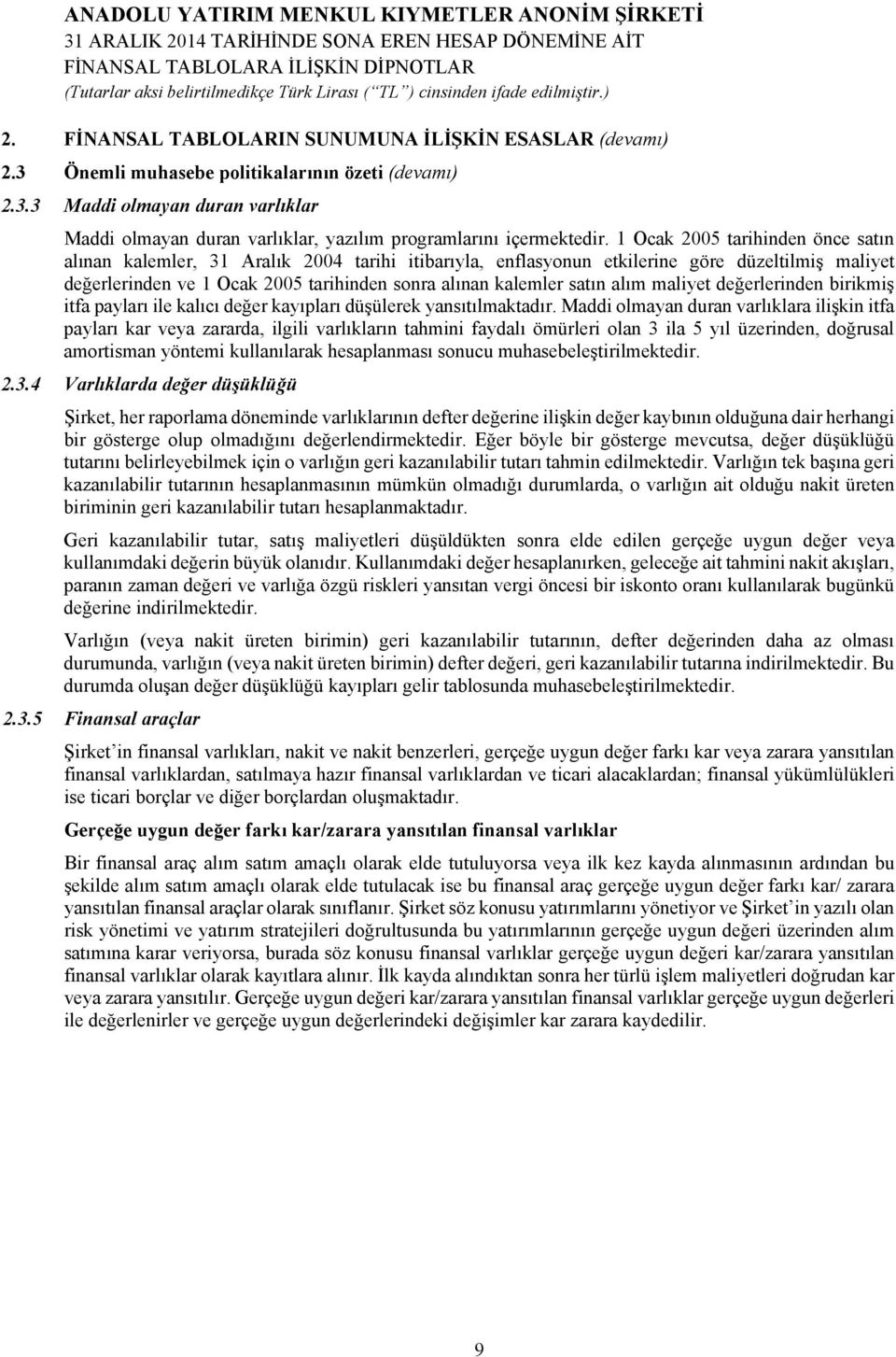 satın alım maliyet değerlerinden birikmiş itfa payları ile kalıcı değer kayıpları düşülerek yansıtılmaktadır.