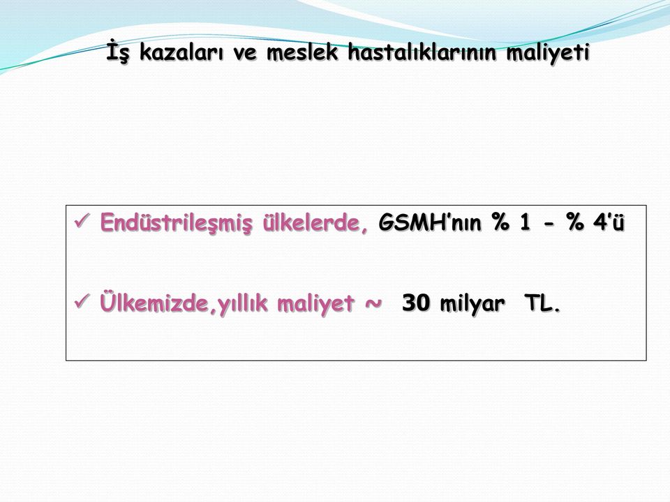 Endüstrileşmiş ülkelerde, GSMH