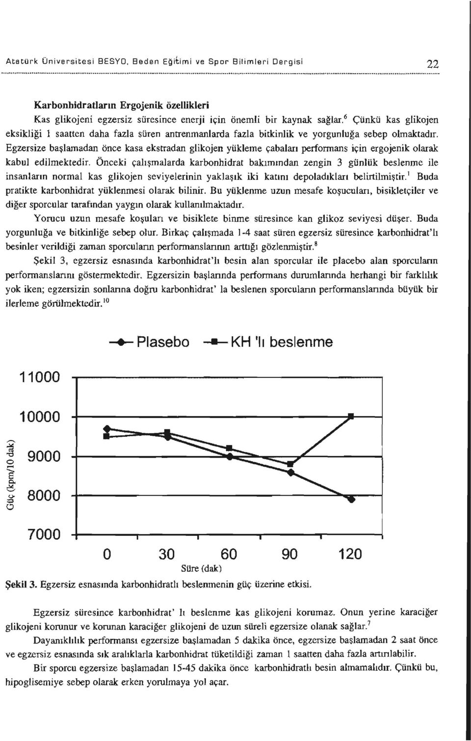 Egzersize başlamadan önce kasa ekstradan glikojen yükleme çabaları pedormans için ergojenik olarak kabul edilmektedir.