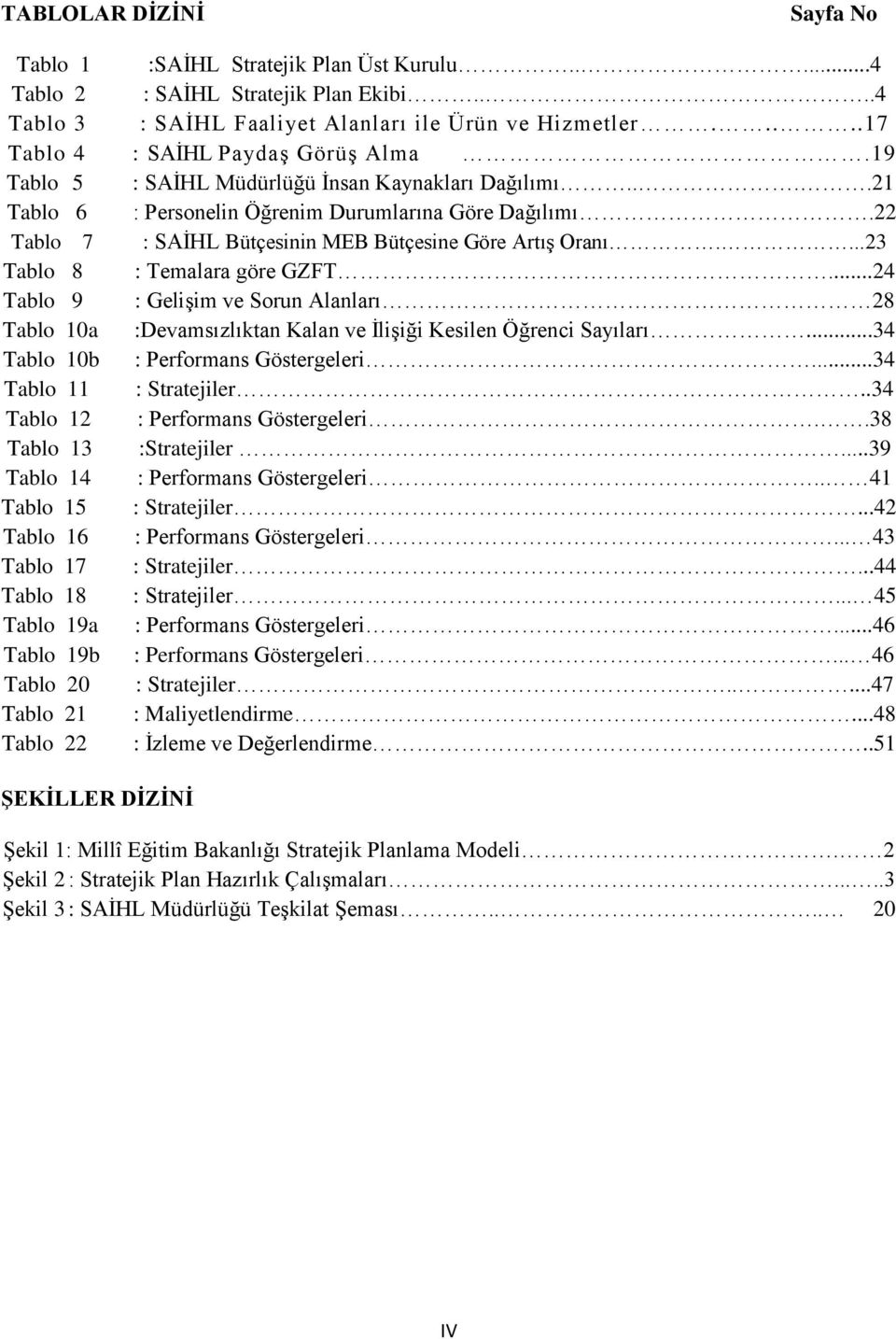 22 Tablo 7 : SAĠHL Bütçesinin MEB Bütçesine Göre ArtıĢ Oranı....23 Tablo 8 : Temalara göre GZFT.