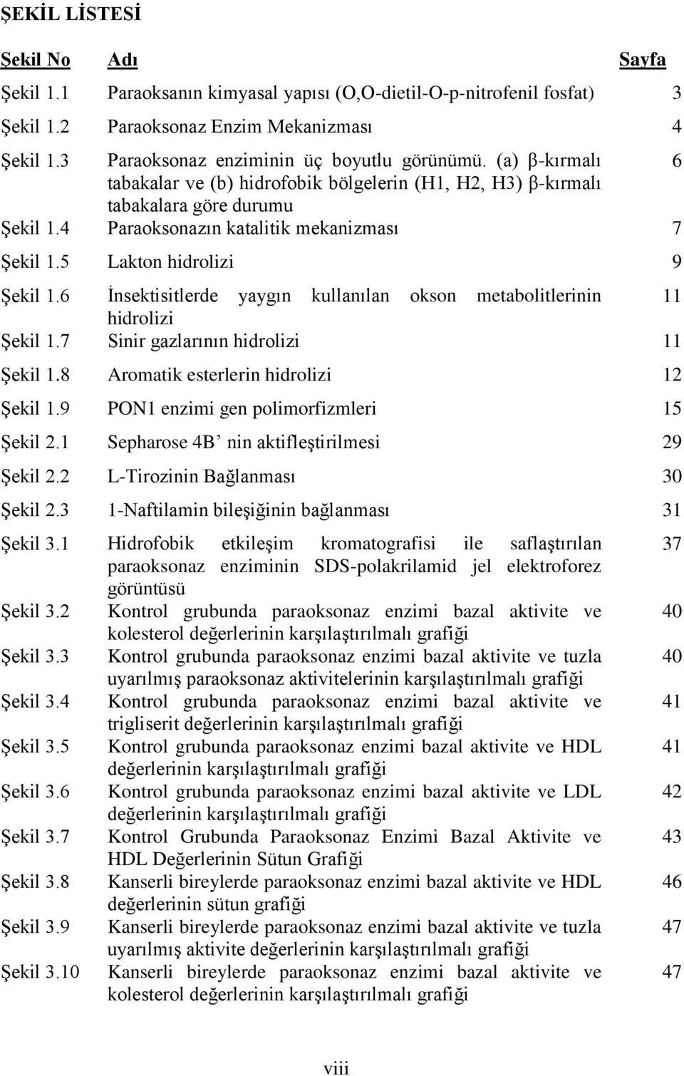 4 Paraoksonazın katalitik mekanizması 7 Şekil 1.5 Lakton hidrolizi 9 Şekil 1.6 İnsektisitlerde yaygın kullanılan okson metabolitlerinin 11 hidrolizi Şekil 1.7 Sinir gazlarının hidrolizi 11 Şekil 1.