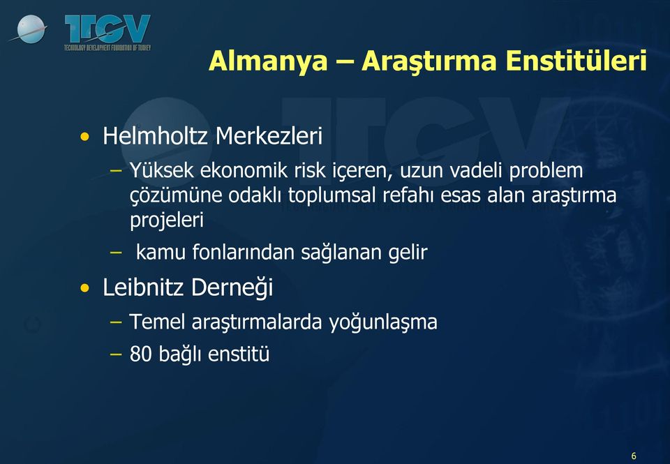 toplumsal refahı esas alan araştırma projeleri kamu fonlarından