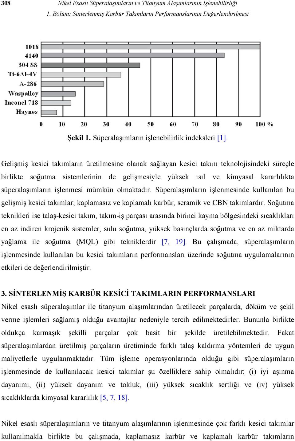 Gelişmiş kesici takımların üretilmesine olanak sağlayan kesici takım teknolojisindeki süreçle birlikte soğutma sistemlerinin de gelişmesiyle yüksek ısıl ve kimyasal kararlılıkta süperalaşımların