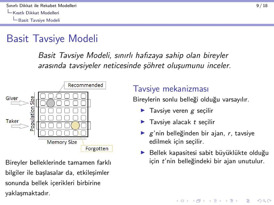 Bireyler belleklerinde tamamen farklı bilgiler ile başlasalar da, etkileşimler sonunda bellek içerikleri birbirine yaklaşmaktadır.